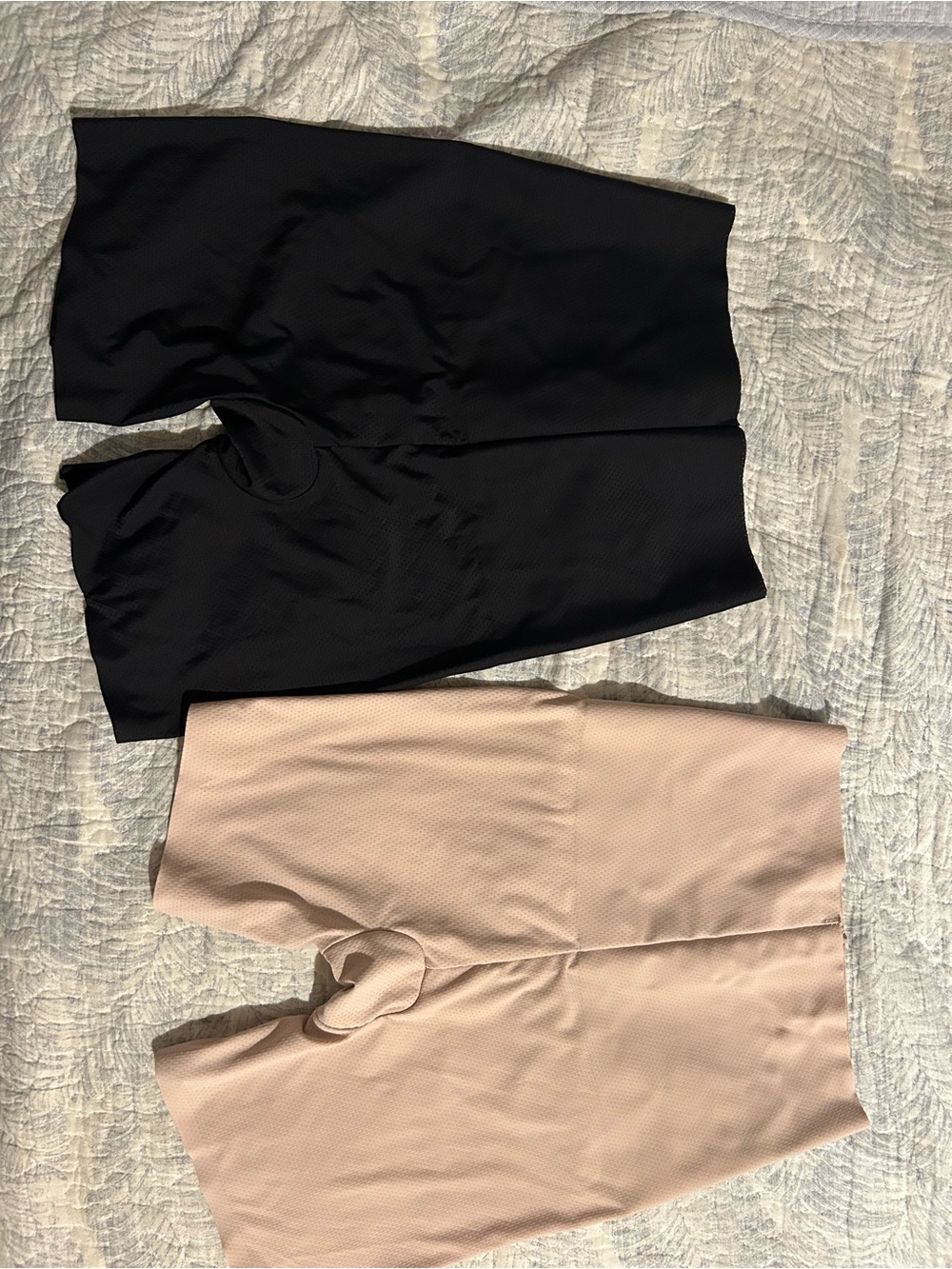 Skinnygirl High-Waist Shaping Shorts Duo in Black and Nude